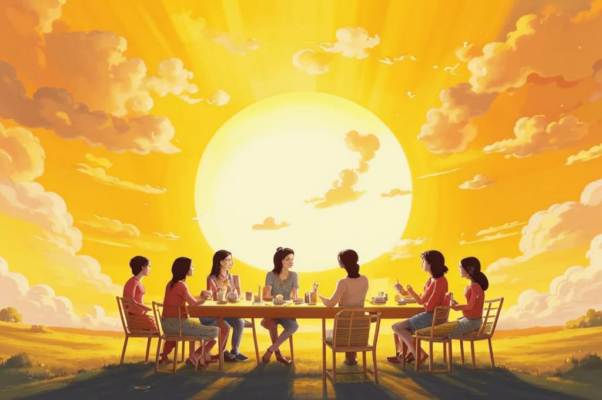 «Мы сгрудились у желтого стола...»