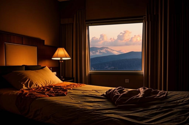 «Командировочный на койке отдыхал...»