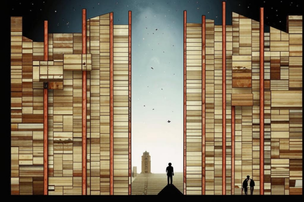 «Лучами деревянных стен вылущены из...»