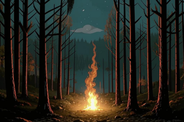 «Молчание огня и темень леса...»