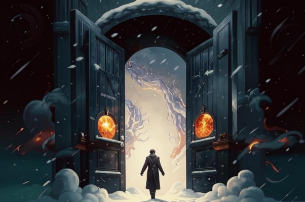 «На темный воздух, прокипевший снегом...»