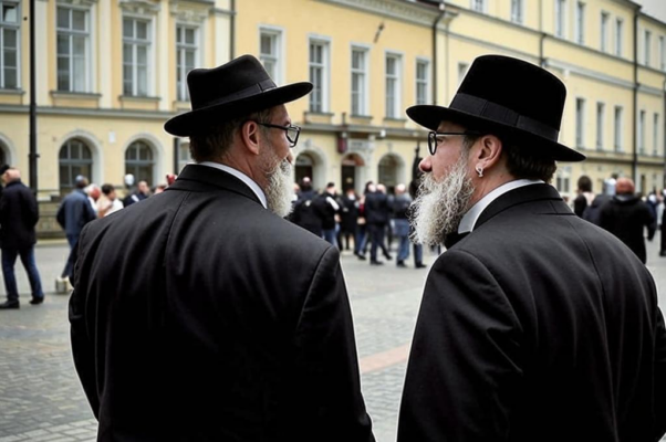 «На центральной улице Вильнюса два еврея гнут...»