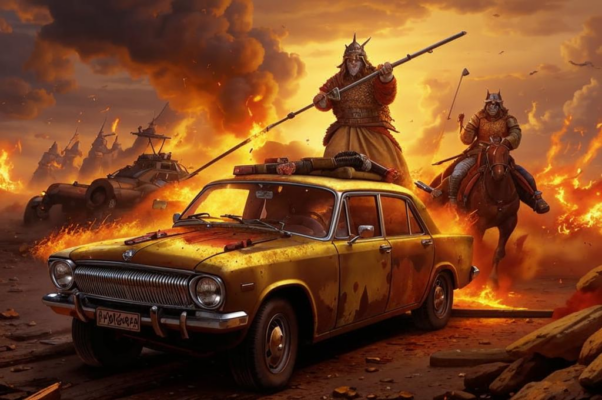 «Христова конница три бешенные «Волги»...»