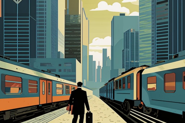 «Я ехал в поезде. Кругом...»