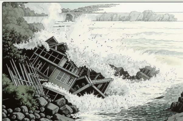 «Словно оползень слизал...»