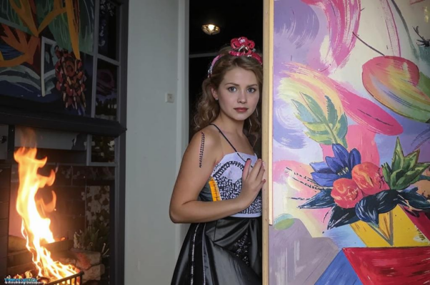 «У ворот в золотистом обличьи...»