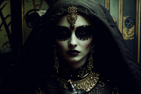 «В черном саване царевна...»