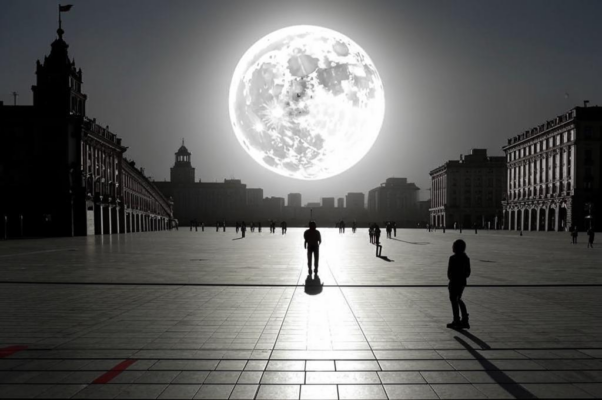 «Во сне гигантский месяц видел я...»