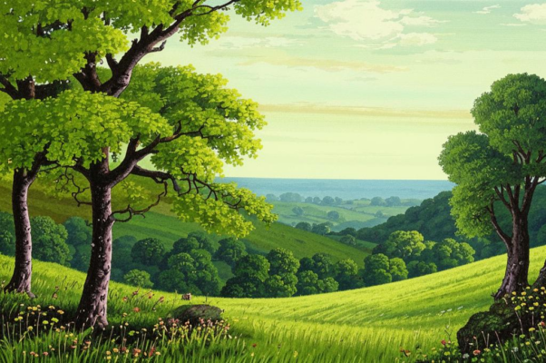 «Июньский вечер, подо мной...»