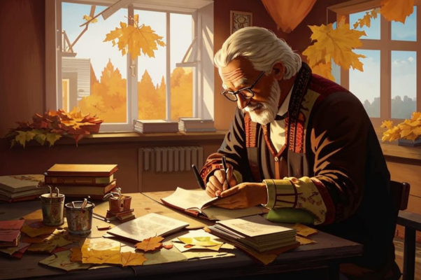 «Ты приносил, бывало, на урок...»