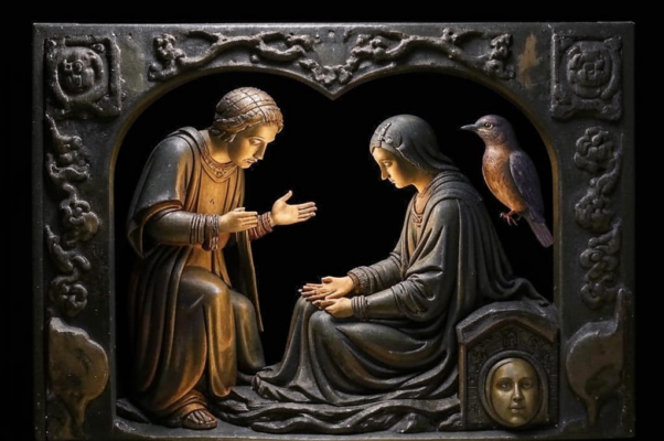 «У царских врат икона странная...»