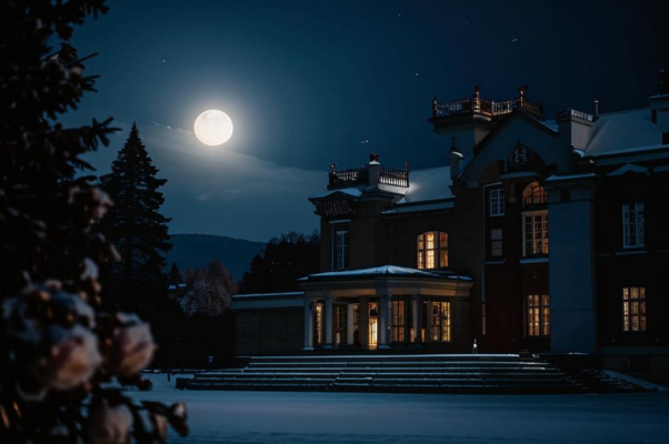 «Над усадьбой занесенною...»