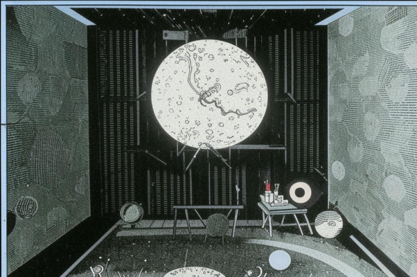 «Оклеена бумагой голубою...»