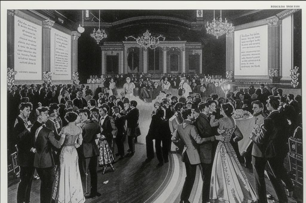 «Помнишь, как на бале по блестящей зале...»