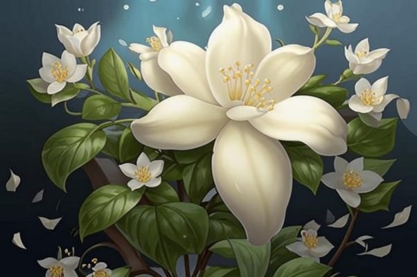 «Ты как жасмин. Любимый мой цветок...»