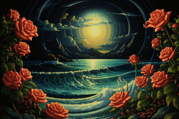 Бежим! Едва в лазури пенной