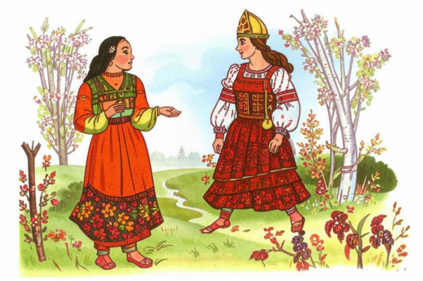 Две сестры («Катишь красавица.  У ней глаз…»)