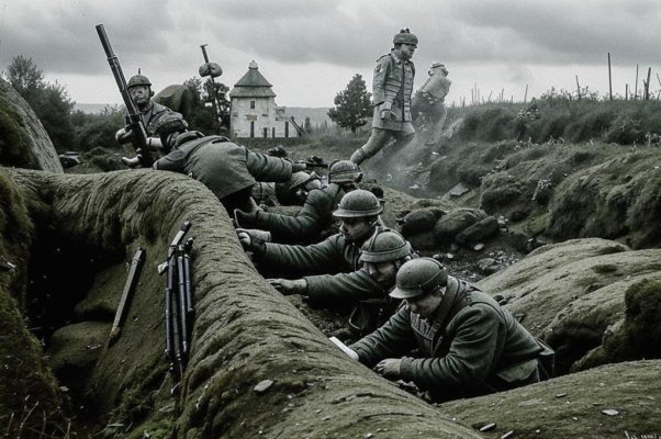Атака («Перед атакой пили ром…»)