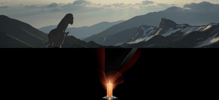 Горы («в горах сияли враги ― и всегд…»)