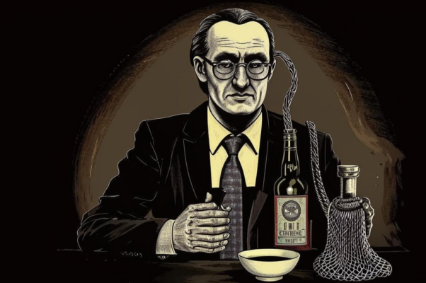 «Мужественно: утром пить водку натощак (предпочитаю кофе...»