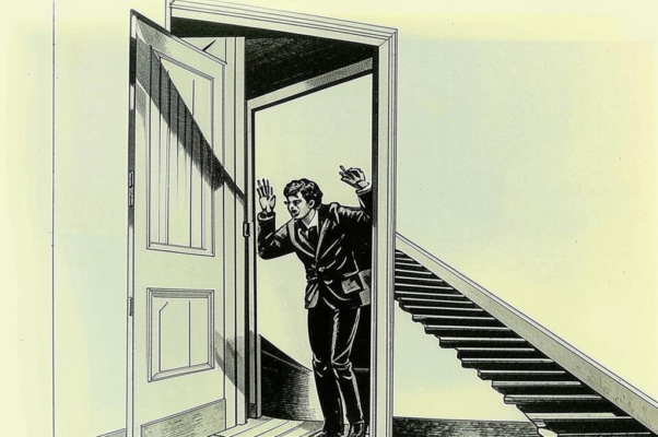 «Стою перед дверью...»