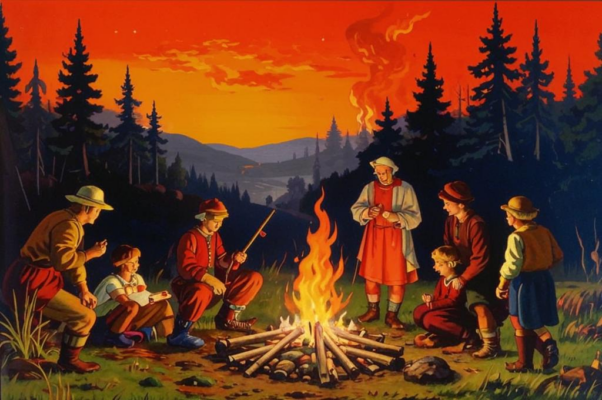 «Еле тлеет погасший костер...»