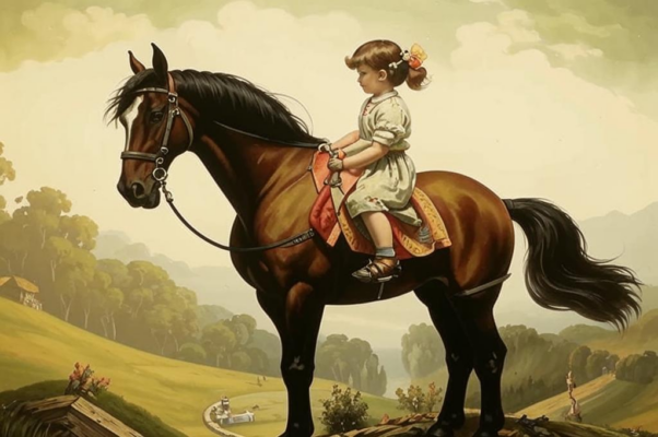 «Я конь, а колено — седельце...»