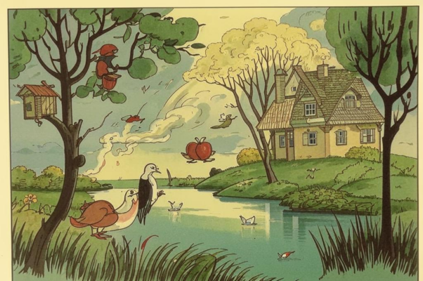 Аисты («В воде декламирует жаба…»)