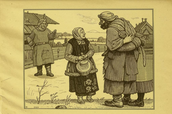 В деревне («Так странно: попал к незнакомым крестьянам …»)