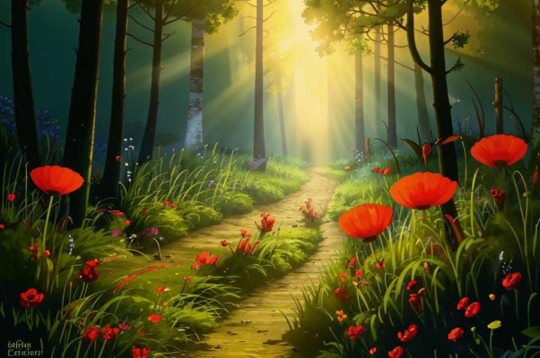 В пути («Яркий цвет лесной гвоздики…»)