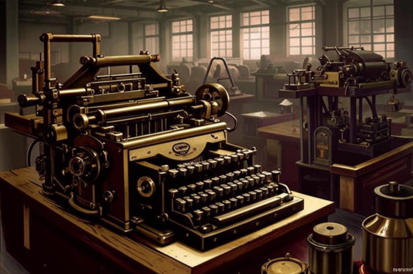 В типографии