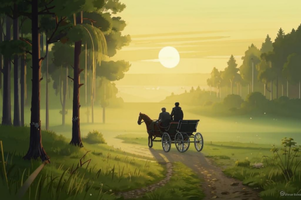 Возвращение («Белеют хаты в молочно-бледном рассвете…»)