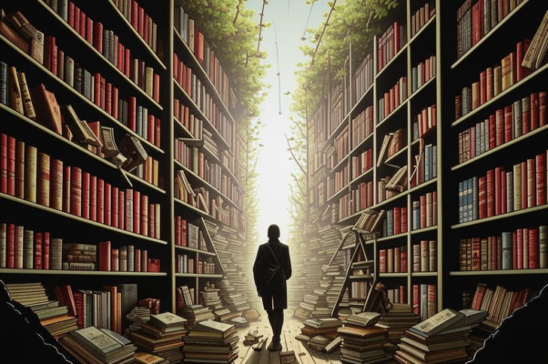 Книги («Книги жмутся и растут…»)