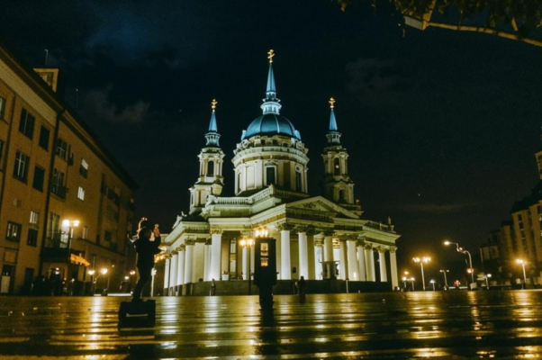 На Невском ночью