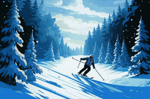 На санках с гор