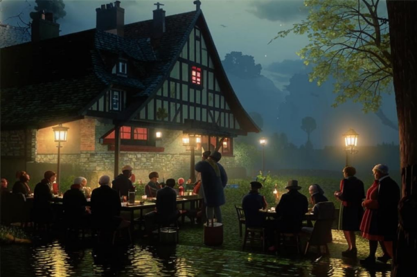 Остров («В харчевне лесной…»)