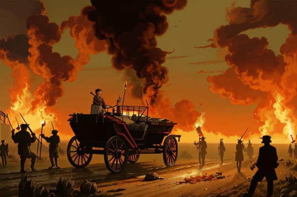 Отступление («Штабы поднялись.  Оборвалась торговля и труд…»)