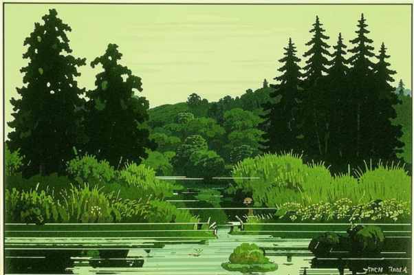 Пруд («Зелененькою ряско…»)