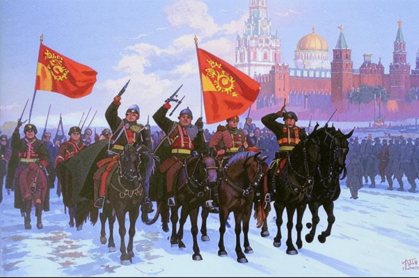 Новый год («Атаками, морозами, пургой…»)
