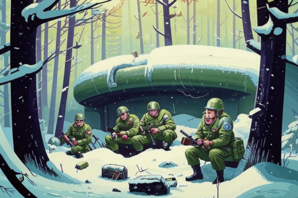 Салют («К утру огонь пулеметов осла…»)