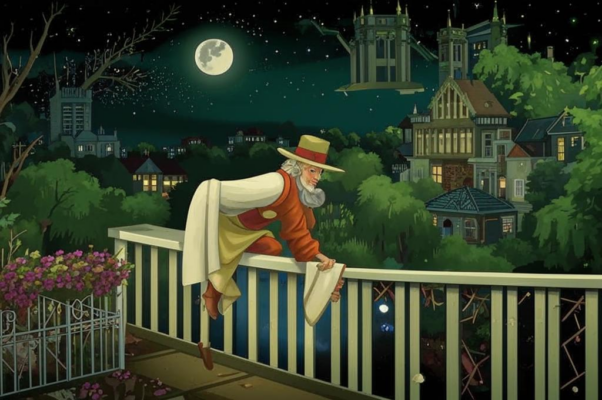 Nocturne («Я сидел на балконе, против заспанного парка…»)