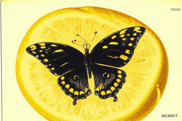 Бабочка лимонная
