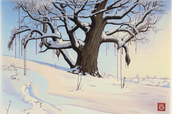 Весенняя яблоня