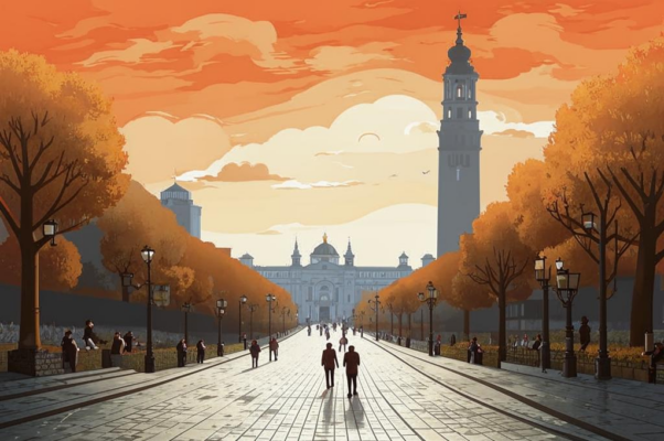 Калемегдан в апреле