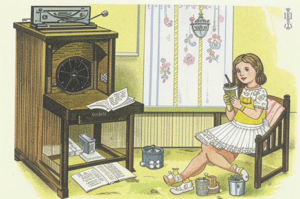 Мельница и барышня