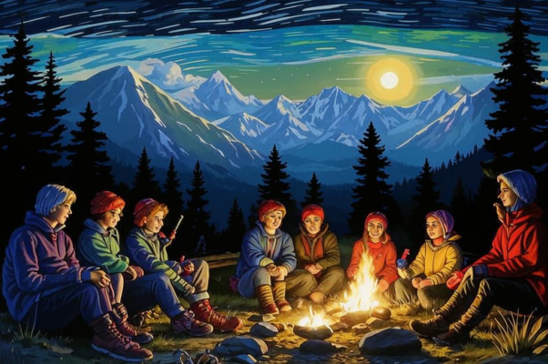 Ночь на Алтае