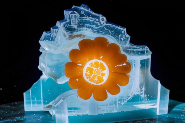 Розы во льду