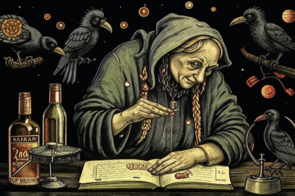 Гаданье («Вынув карты из маленького конвертца…»)