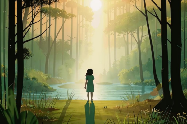 «Ранним утром у сырой опушки...»