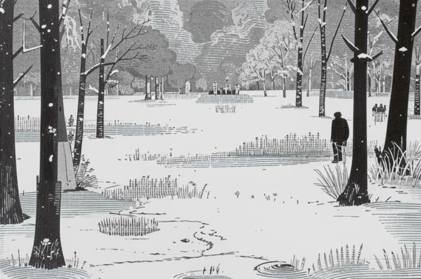 «Моя зима — мой снег — мои следы...»